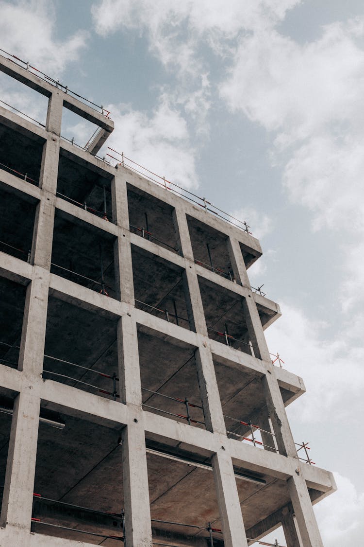 Construction Of Multistory Residential Building In City