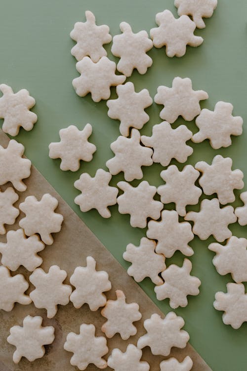 Fotobanka s bezplatnými fotkami na tému cookies, dezert, pohľad zhora