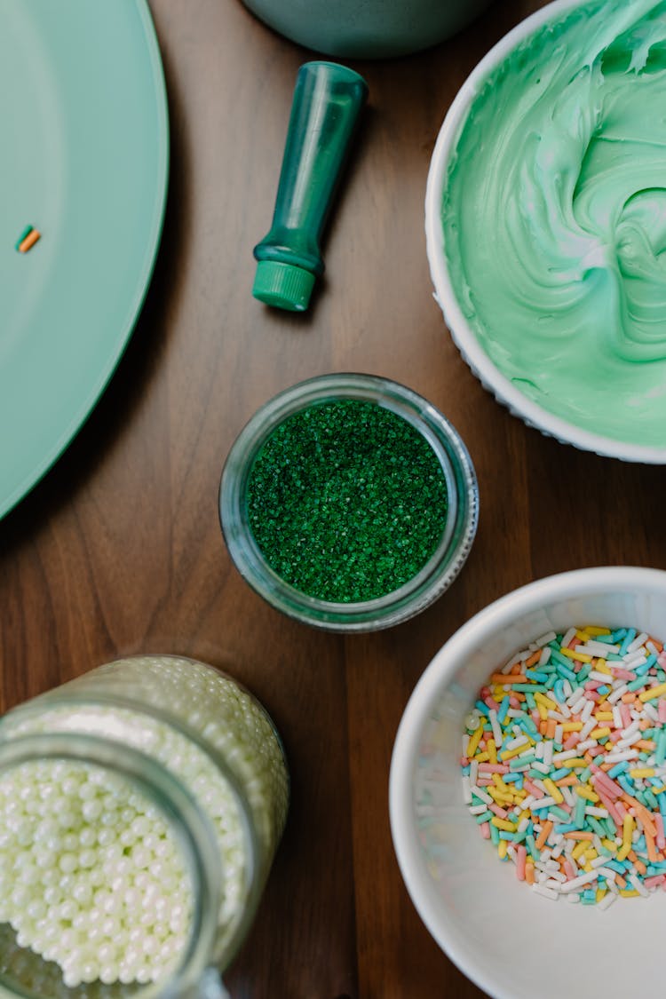 Baking Ingredients On The Table