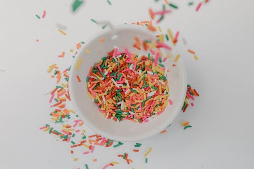 Colorful Sprinkles in the Cup