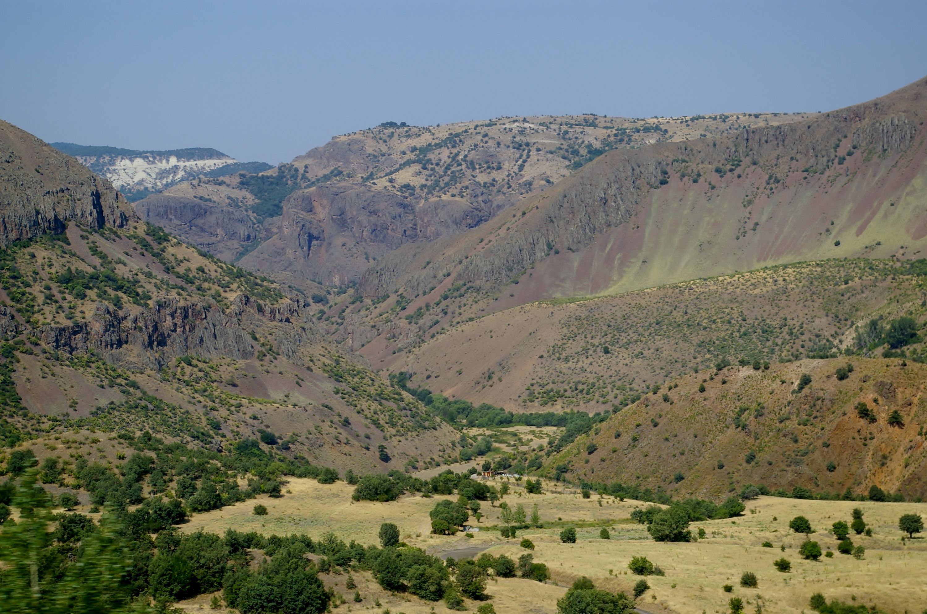 Picturesque mountain view in Montenegro showcasing diverse terrain and rich vegetation.