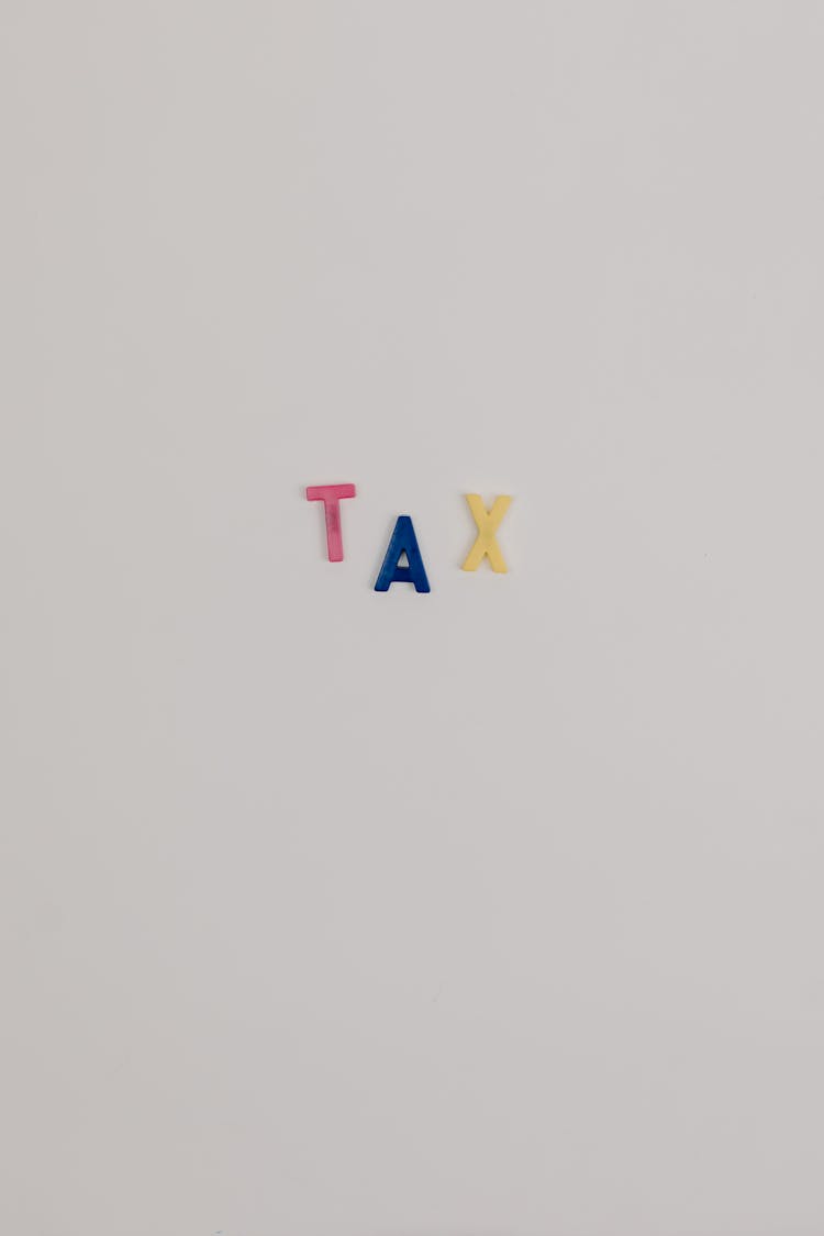 Tax Plastic Letters