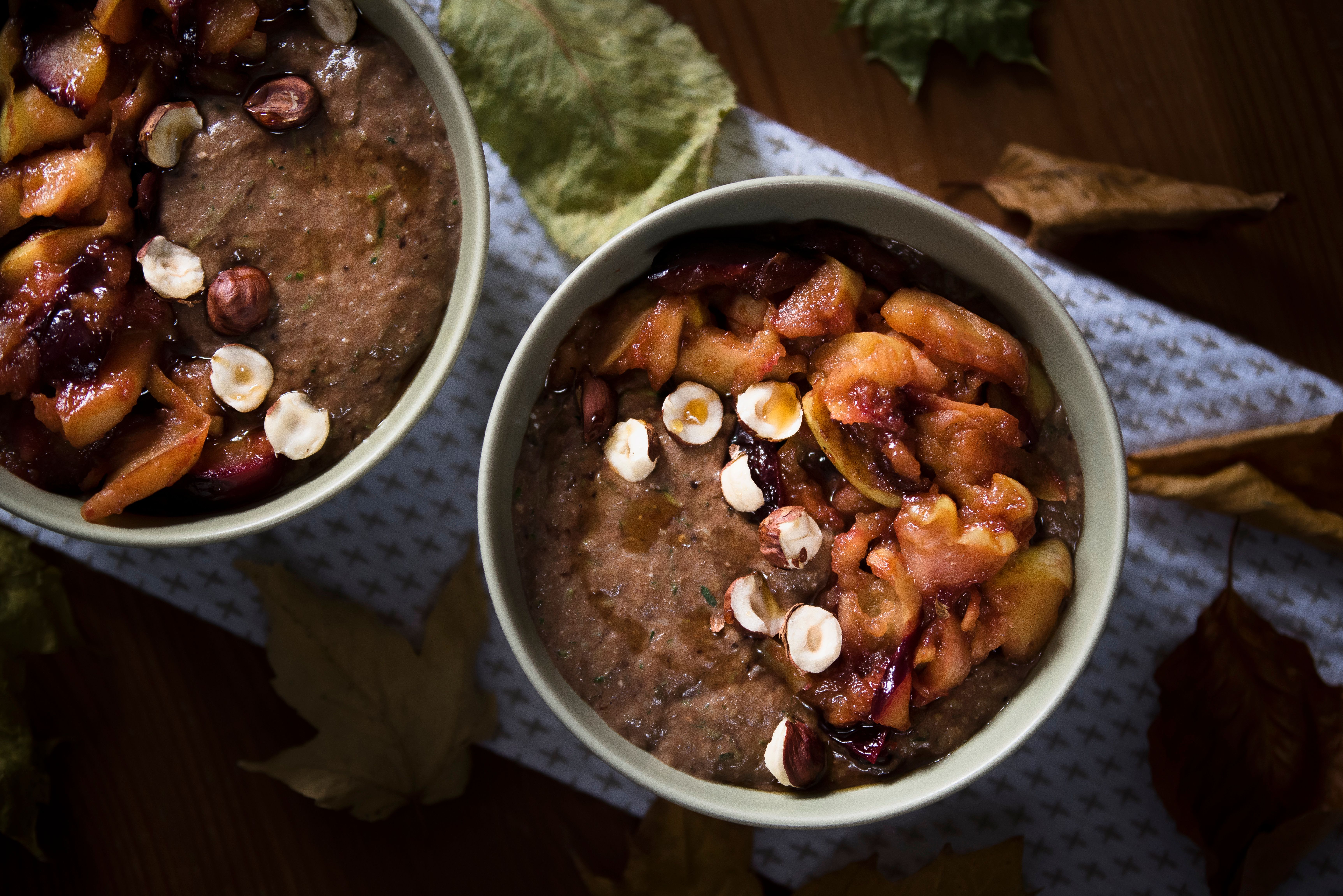 Amaranth porridge with cinnamon