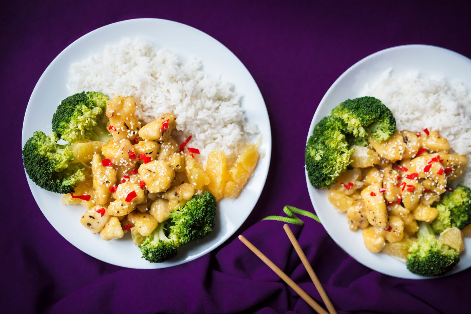 Bowl poulet, riz & brocoli