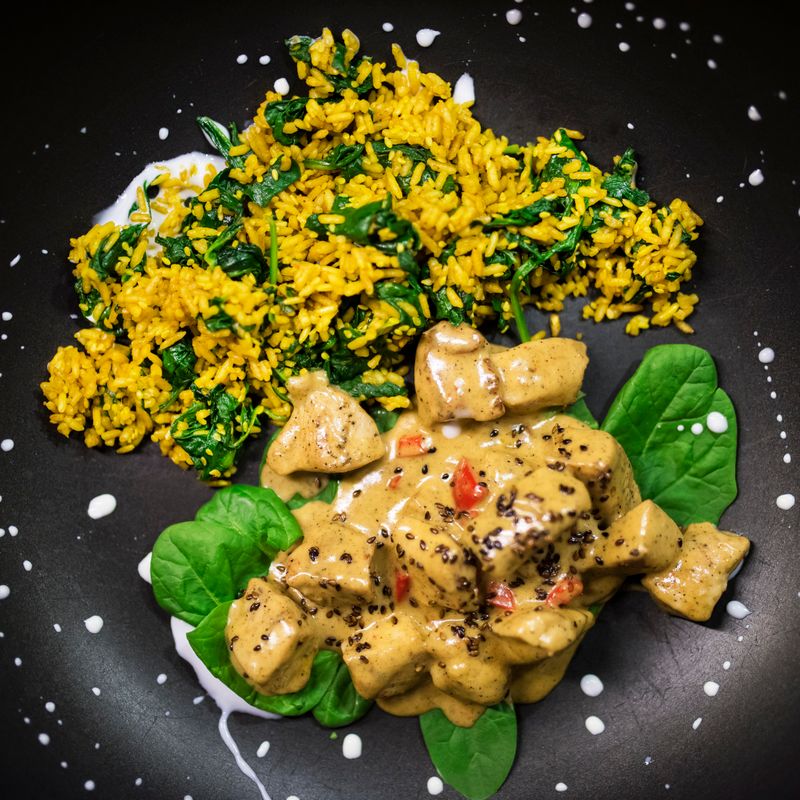 Holiday Duck Curry with Black Cherries