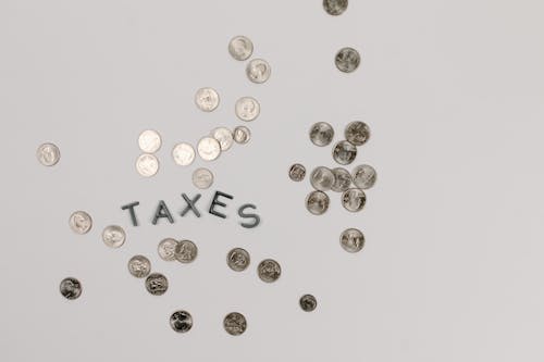 Close-Up Shot of Coins