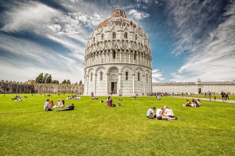 Pisa Baptistery In Italy 