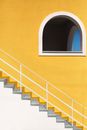 A Minimalist White Staircase