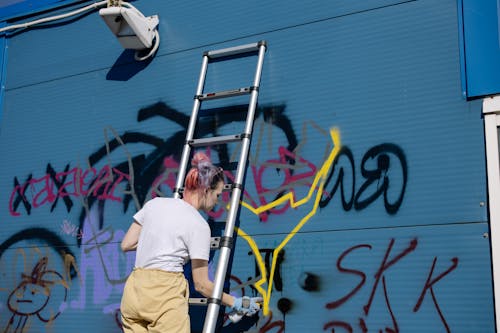 Δωρεάν στοκ φωτογραφιών με street art, βανδαλισμός, γκράφιτι