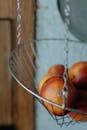 Red Apples in Stainless Steel Bowl
