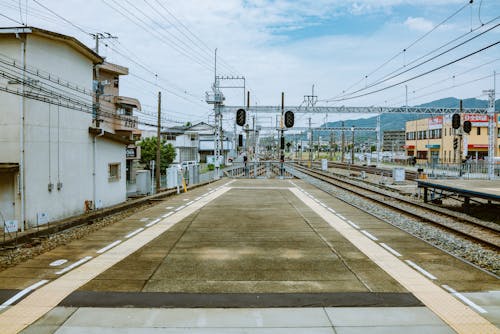 A Platform in the Railway Station
