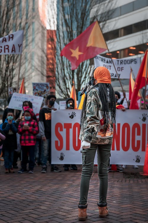 Photos gratuites de activisme, activiste, arrière-plan flou