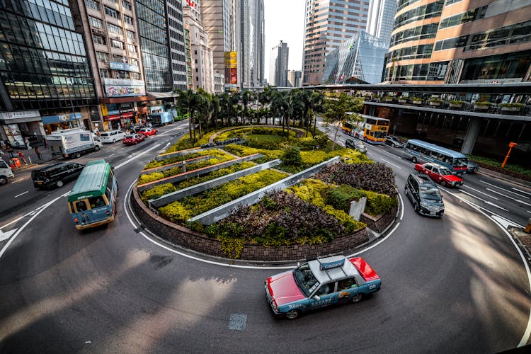 A Roundabout In A City