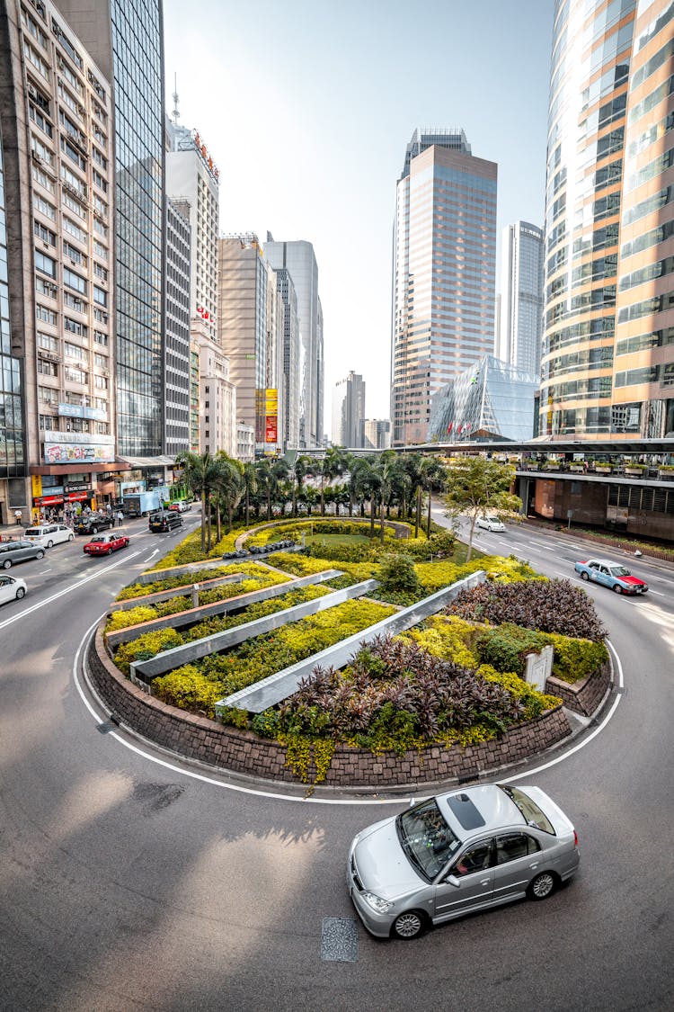 A Roundabout In A City