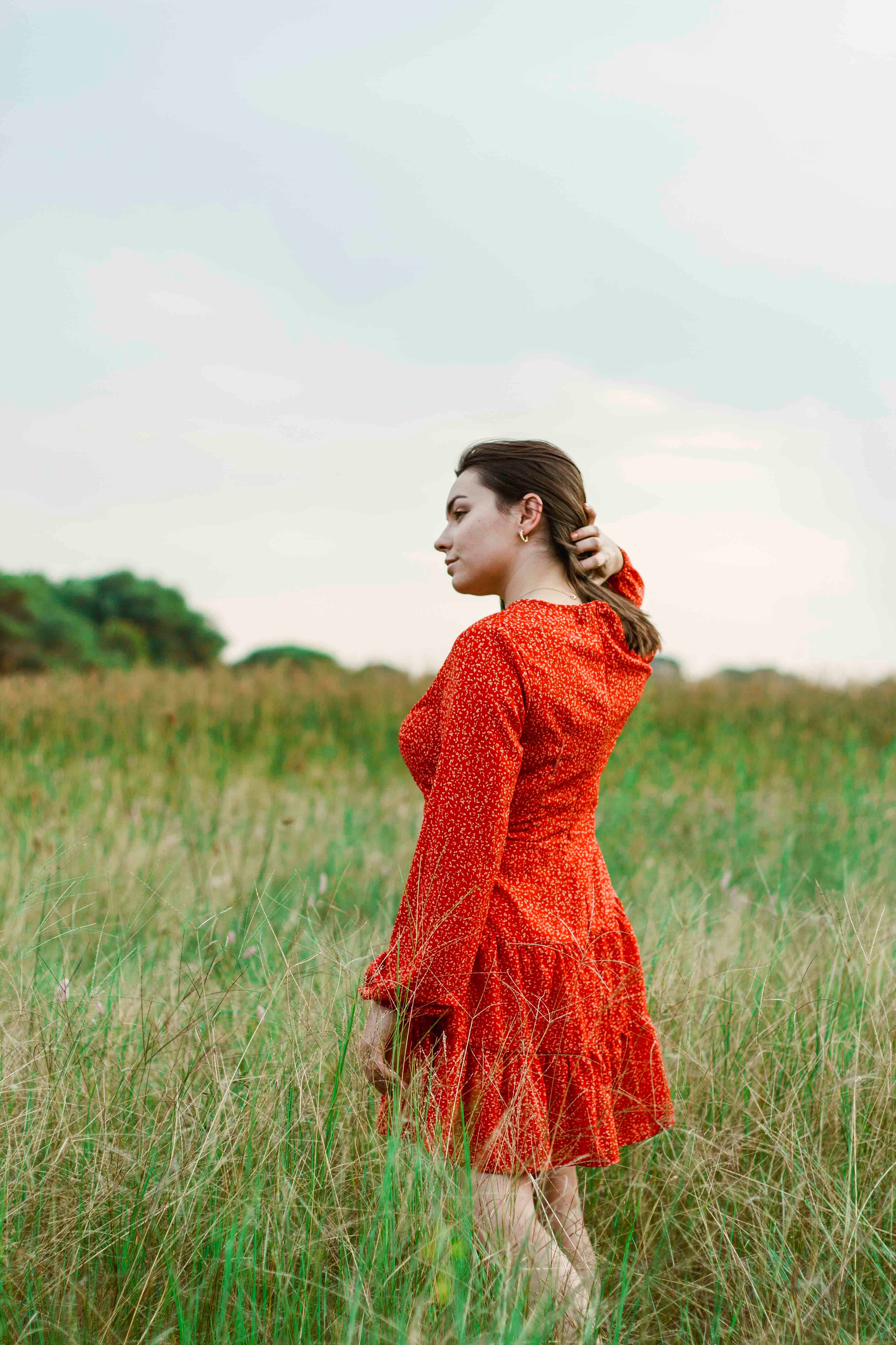 Vestido Floral Vermelho