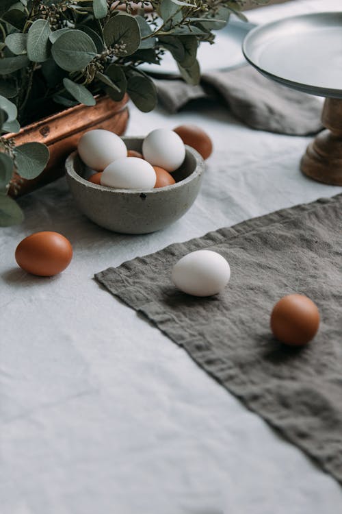 Gratis stockfoto met eieren, keramische kom, Pasen