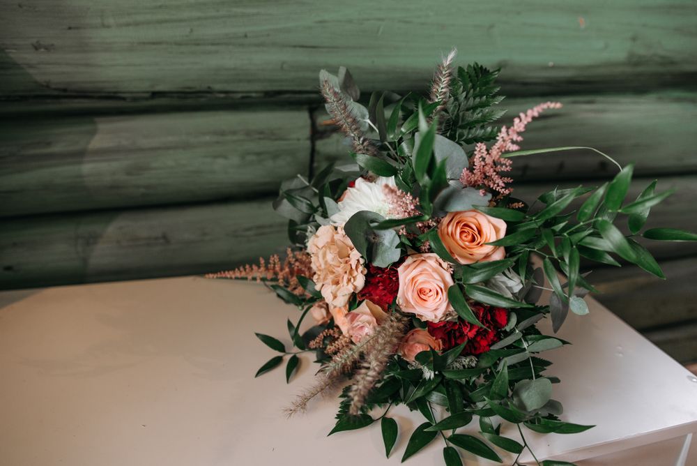 Composition florale Lumière d'Été, univers romantique