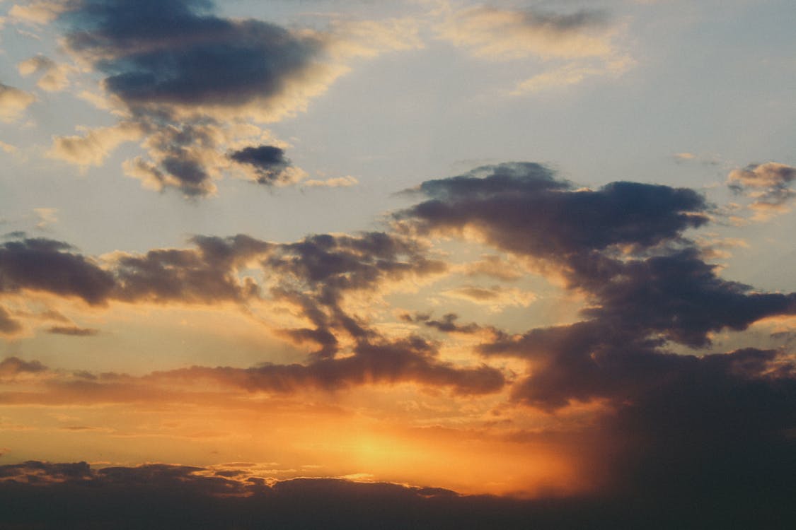 Orange and Blue Sky during Sunset