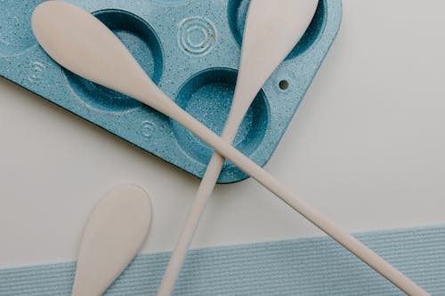 White Handled Fork and Knife on White Chopping Board