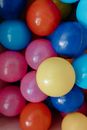 Blue Red and Orange Balloons