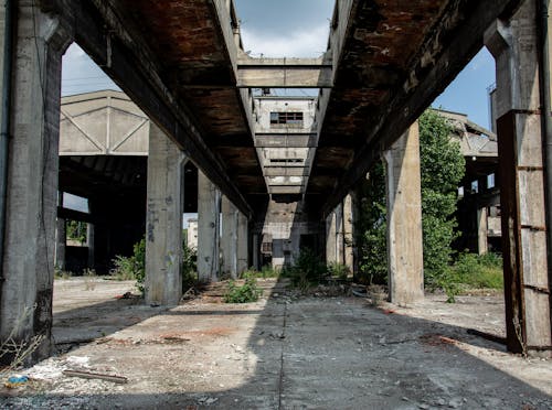 Fotos de stock gratuitas de edificio industrial, edificios viejos, industria