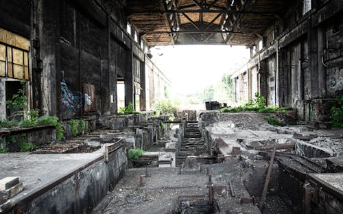 Fotos de stock gratuitas de Edificio abandonado, industial, industria