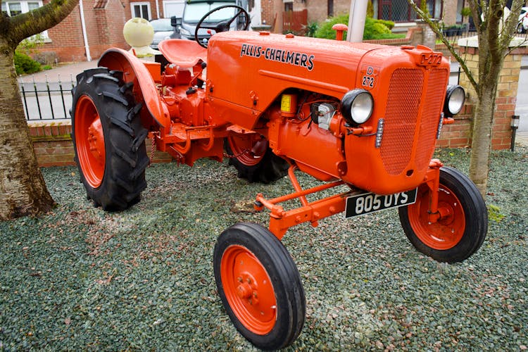 Tractor On The Pebbles