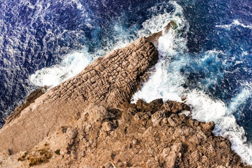 Vista Superior Del Cuerpo De Agua