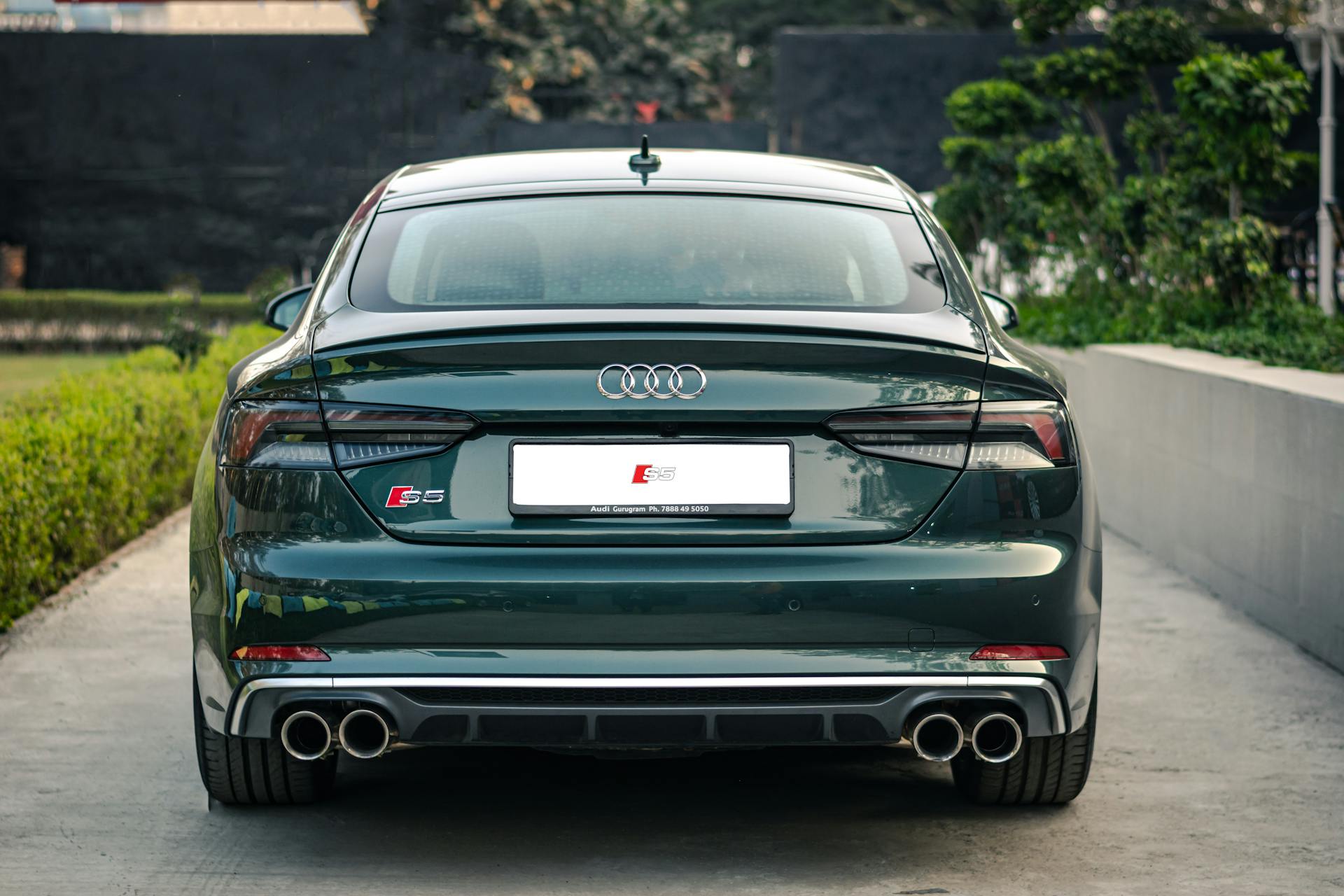 Rear View of an Audie Car