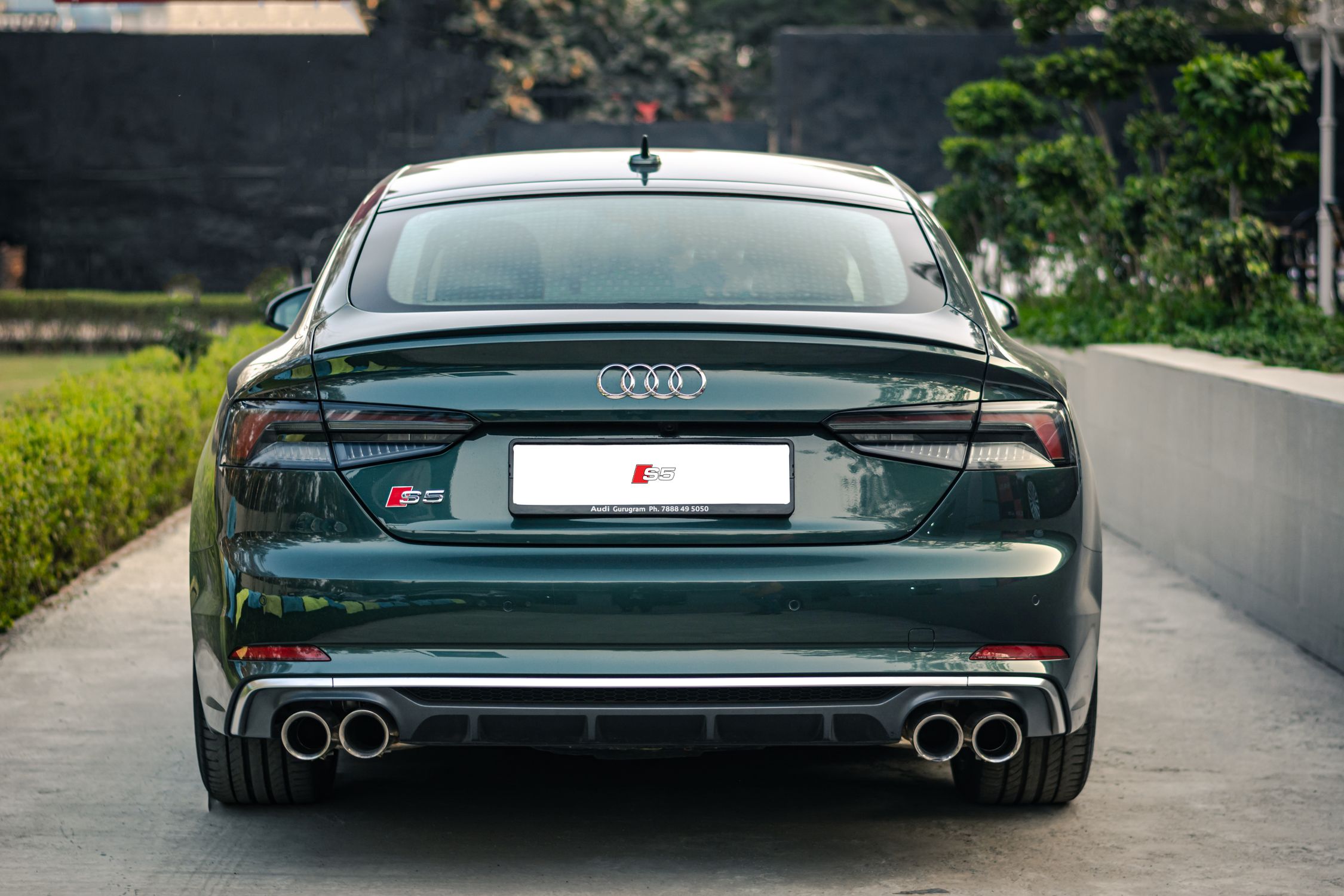 Rear View of an Audie Car · Free Stock Photo