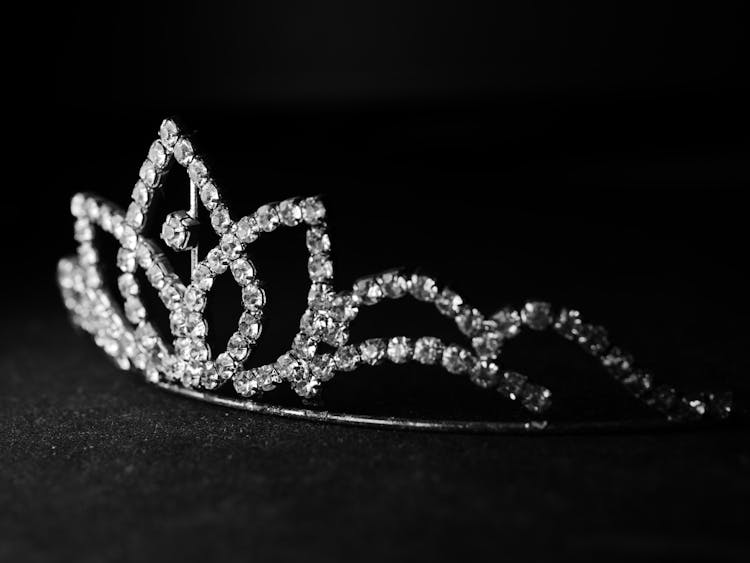 Close-Up Shot Of A Diamond Crown