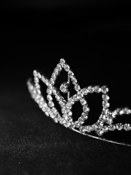 Close-Up Shot of a Diamond Crown