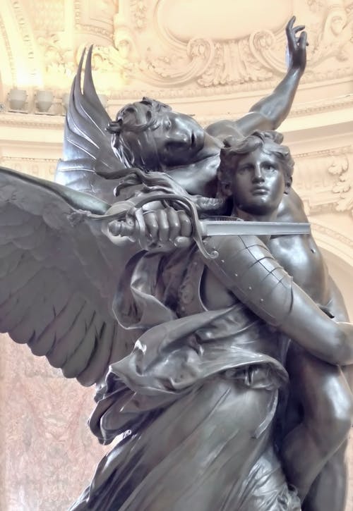 Free stock photo of angels, bronze, sculpture