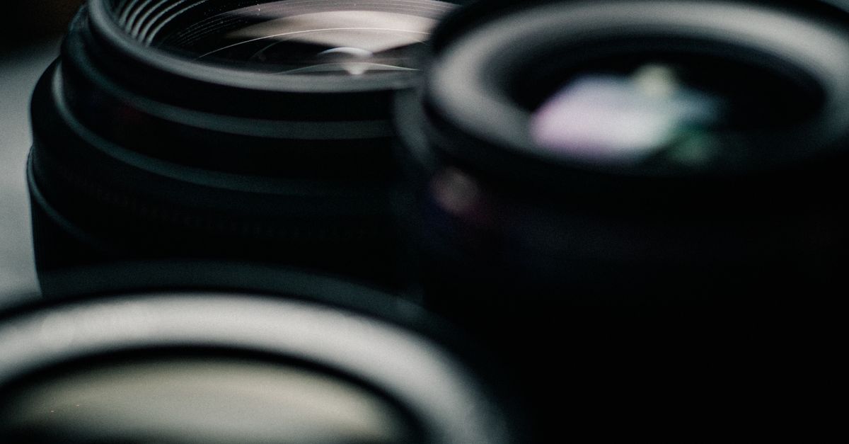 A Close-Up Shot of Camera Lenses · Free Stock Photo