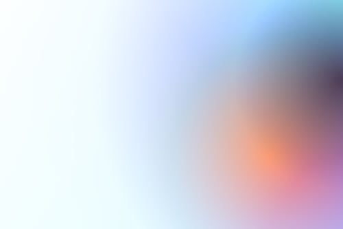 Bright soft colorful abstract background with white and blue with orange and black lights