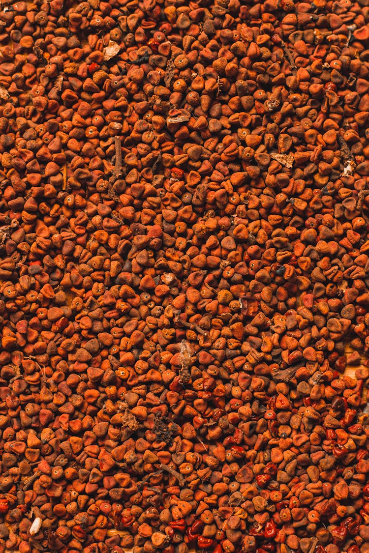 A Pile Of Annatto Seeds