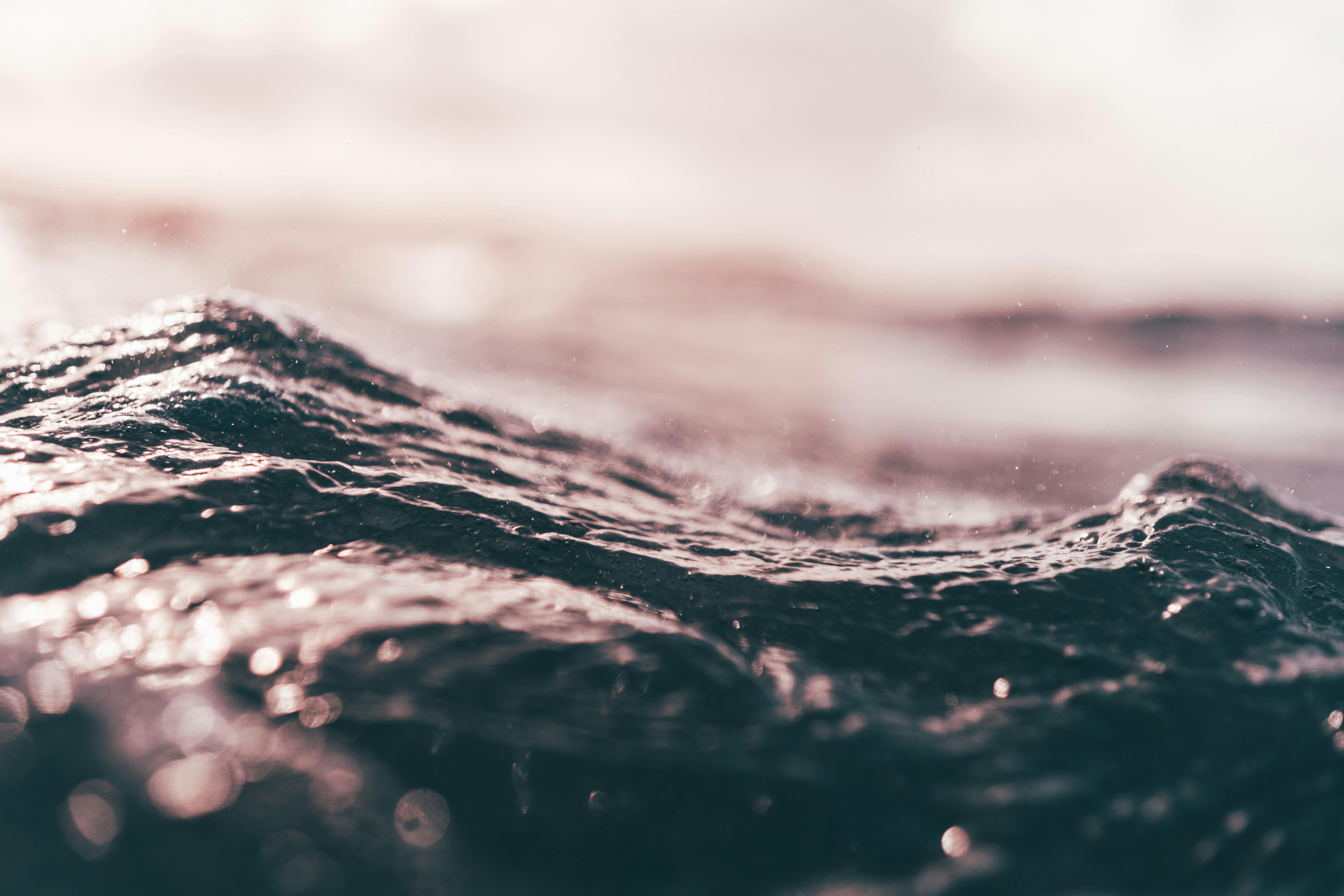 close up of water surface