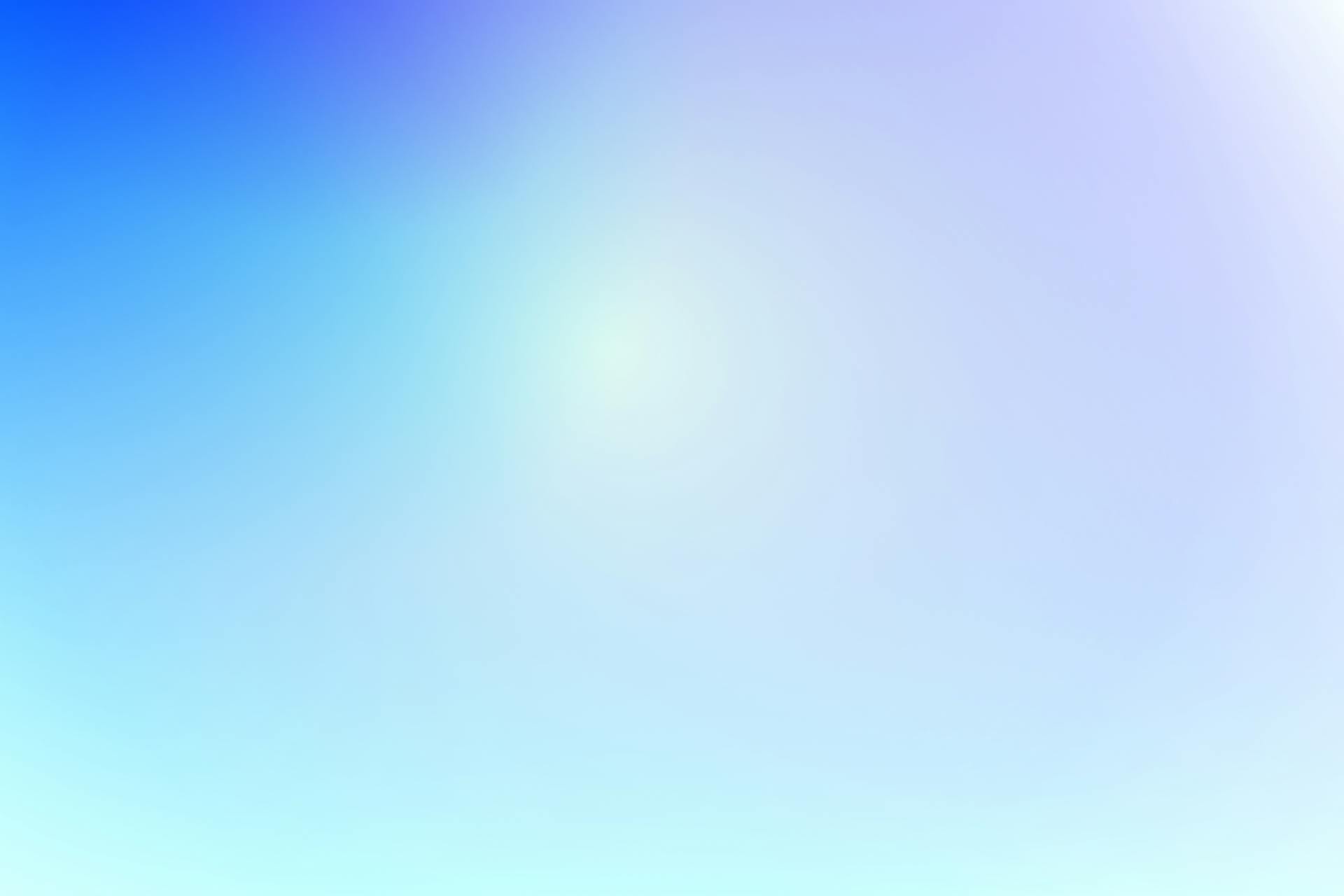 A soothing blue gradient background for versatile design use.