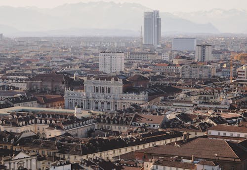 Foto d'estoc gratuïta de centre de la ciutat, edificis, foto aèria