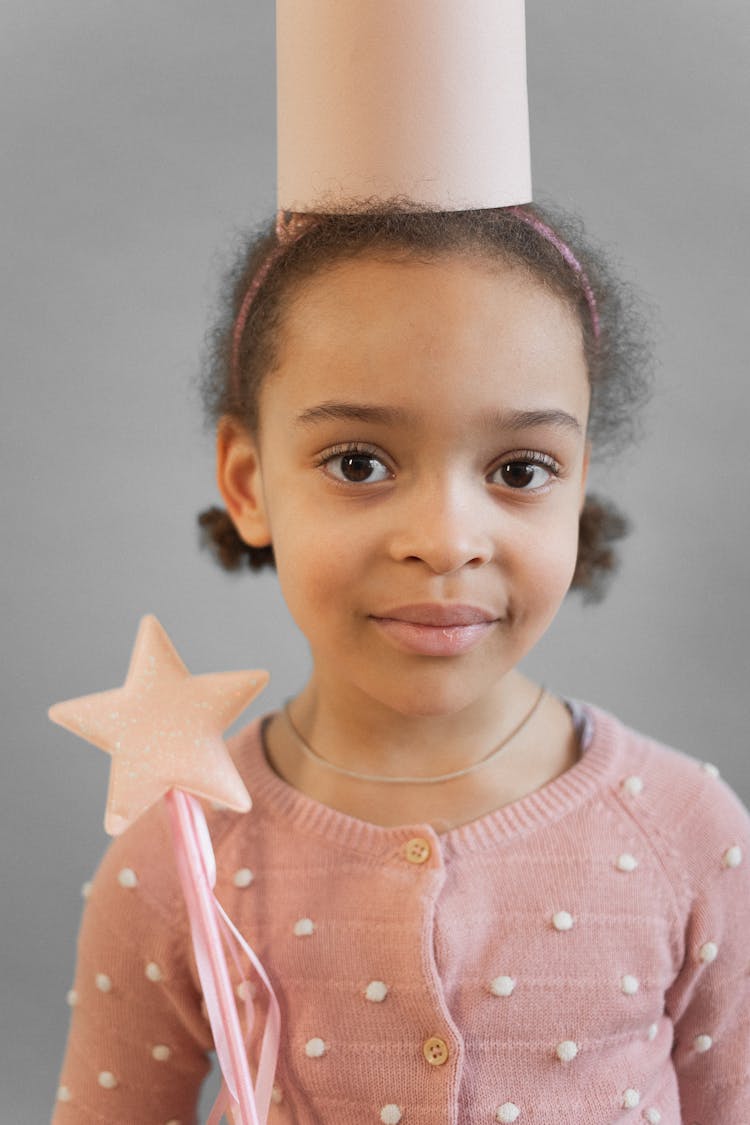 Cute Black Girl In Princess Outfit