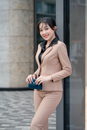 A Woman in Corporate Attire