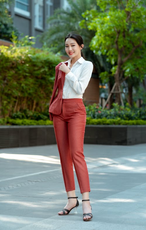 A Woman in Corporate Attire