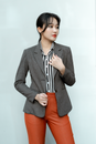 A Woman in Corporate Attire