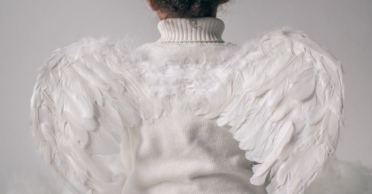 How to draw an angel wing
