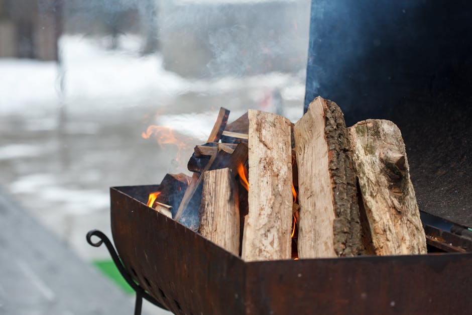 BBQ Island with Natural Stone and Metal - bbq islands