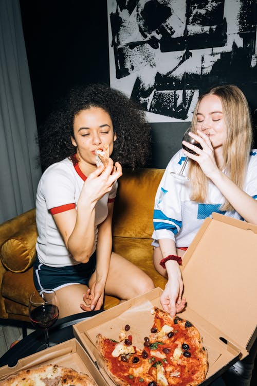 Free Two Young Women Having Fun Stock Photo