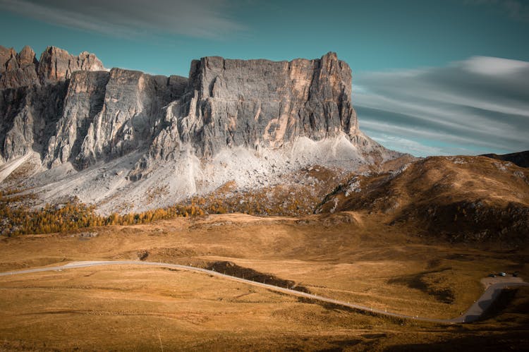 View Of The Dolomites Mountains 