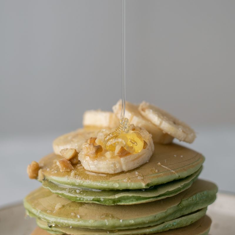 Banana Oat Blender Pancakes