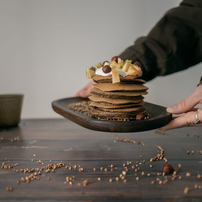 Buckwheat Blueberry Pancakes