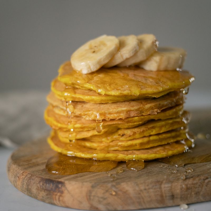 Ginger Pear Honey Pancakes
